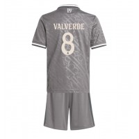 Real Madrid Federico Valverde #8 3rd trikot Kinder 2024-25 Kurzarm (+ Kurze Hosen)